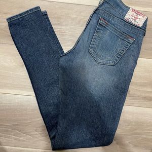 True Religion low rise skinny jeans